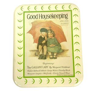 Good Housekeeping 1926 Advertising Tin With Handles The Gallant Lady Design